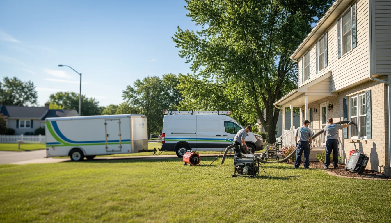 Flooded Basement Restoration And Cleanup With Repair in Mount Hope, OH near me